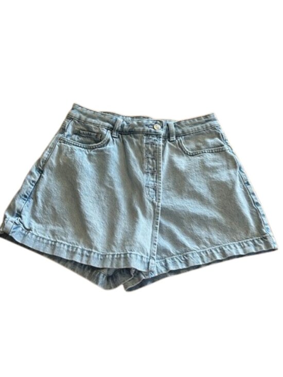 American Eagle Outfitters Pants - 116. Light Blue Denim Women's High-Waist Skort